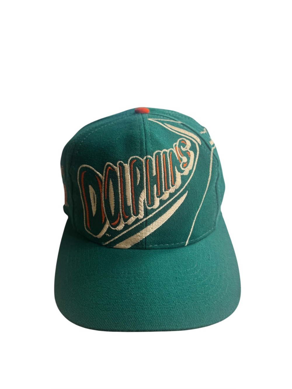 Vintage 90s The Game Miami Dolphins Big Logo Snapback Hat NFL